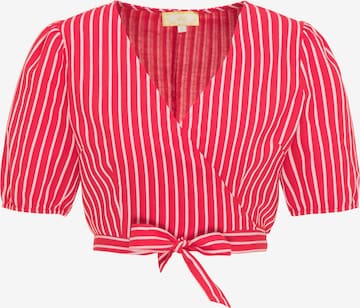 MYMO Blouse in Red: front