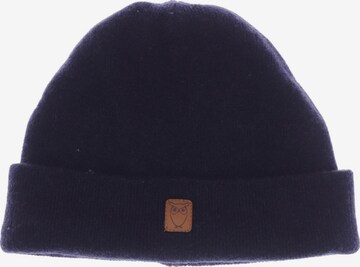 KnowledgeCotton Apparel Hut oder Mütze One Size in Blau: predná strana