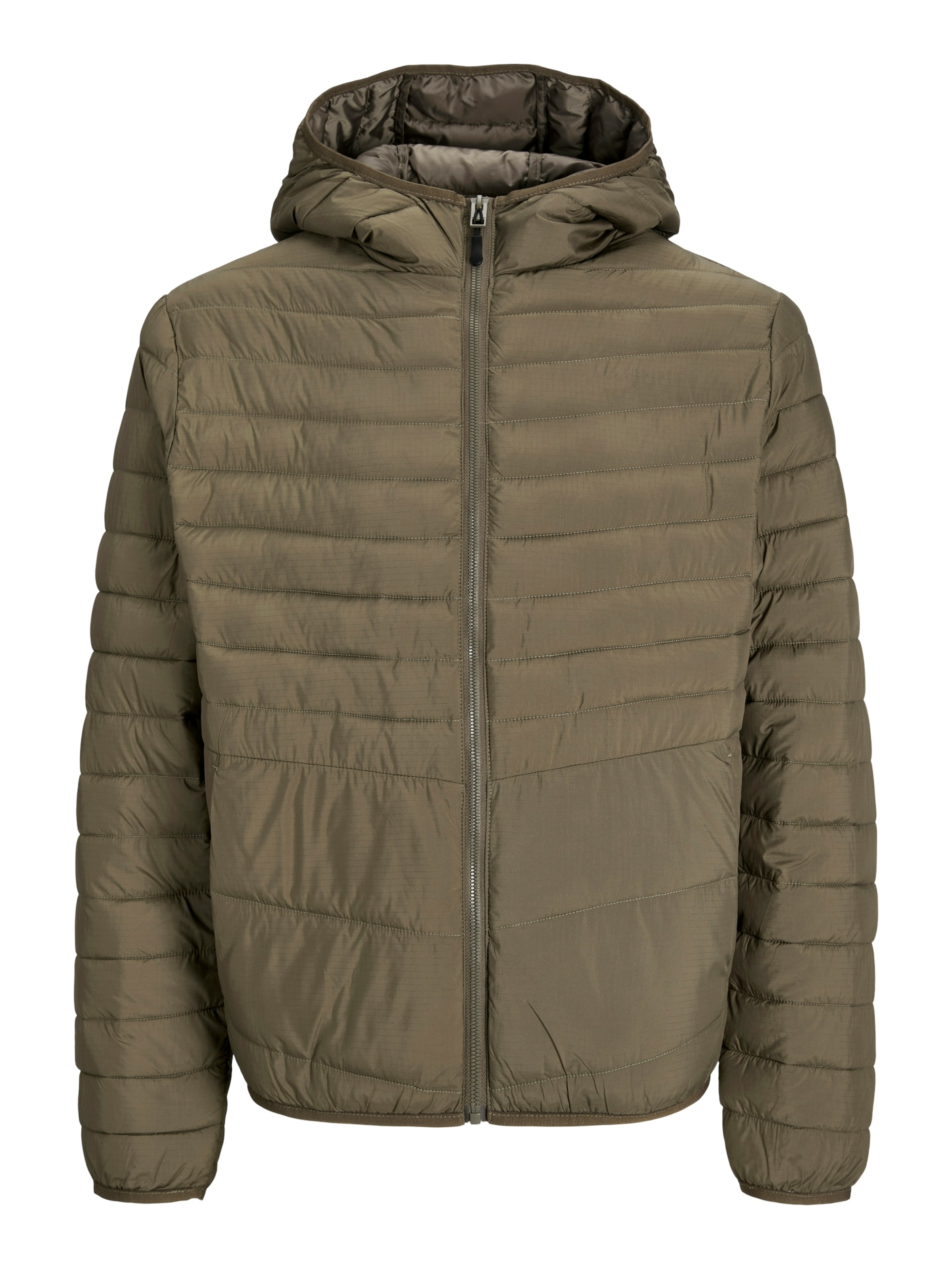 JACK & JONES Between-Season Jacket 'JJState' in Brown: front