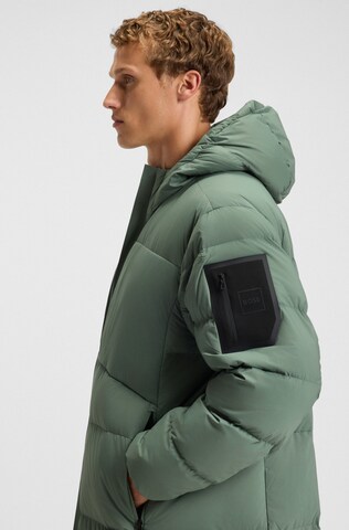 BOSS Winter Coat in Green