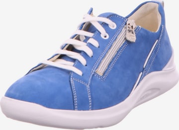 Ganter Veterschoen in Blauw: voorkant