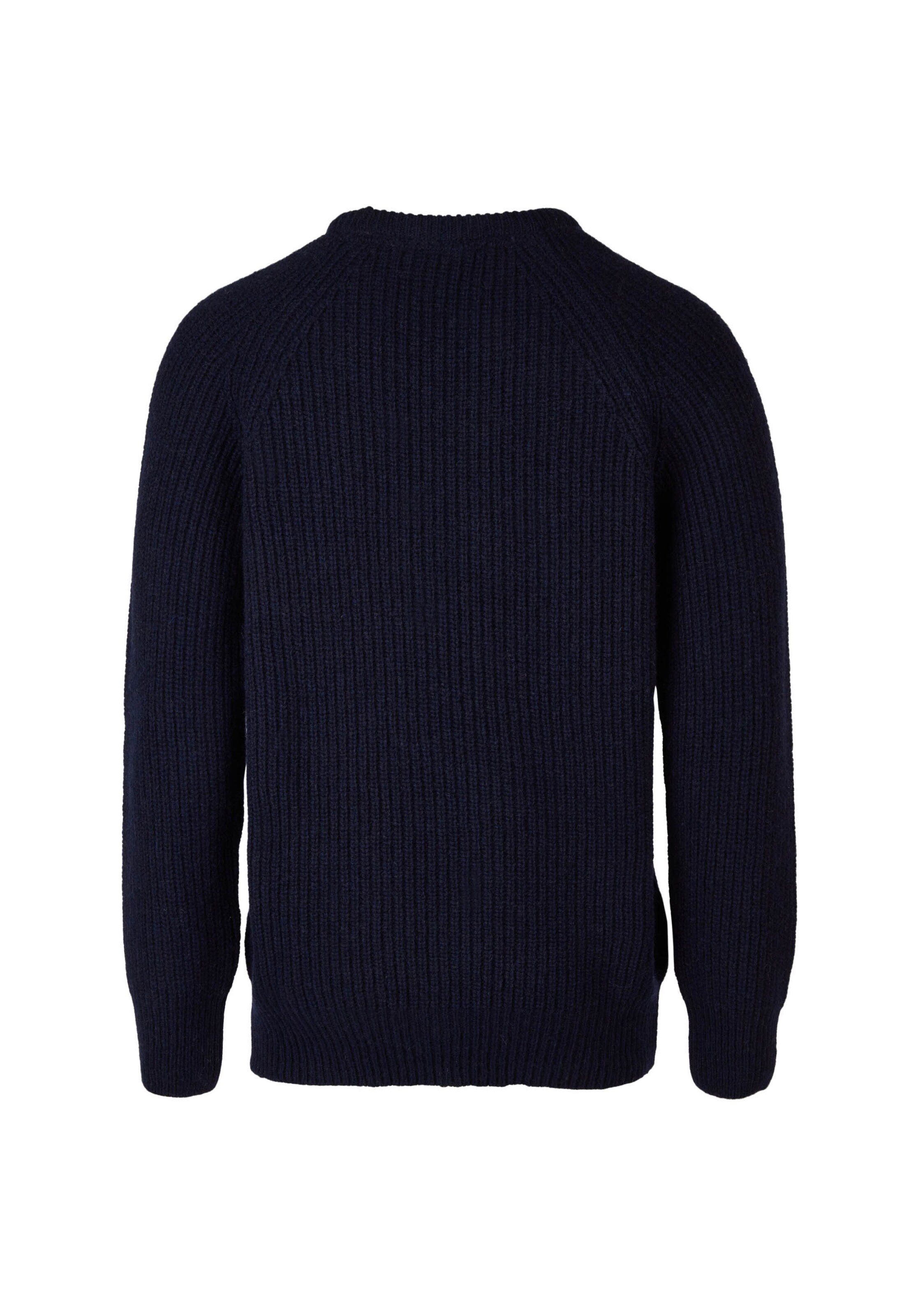 Cleptomanicx Pullover 'Crewneck Ribber' in Blau