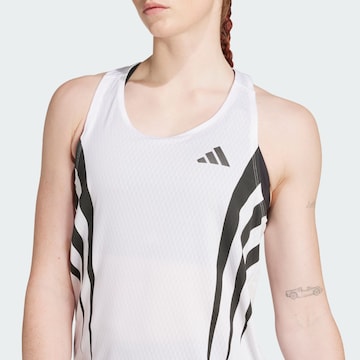 Haut de sport 'Adizero' ADIDAS PERFORMANCE en blanc