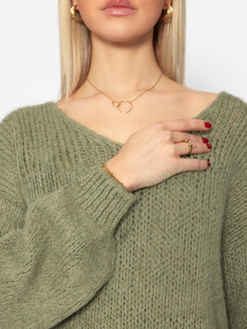 SASSYCLASSY Oversizepullover in Grün