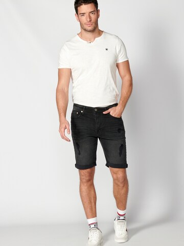 KOROSHI Regular Shorts in Schwarz