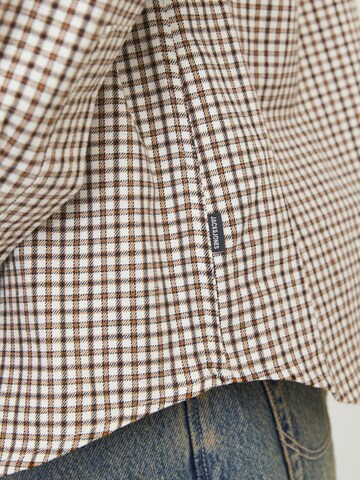 JACK & JONES Regular fit Button Up Shirt 'JPRBLAbradfort' in White