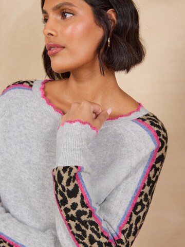 love & roses Trui in Grijs