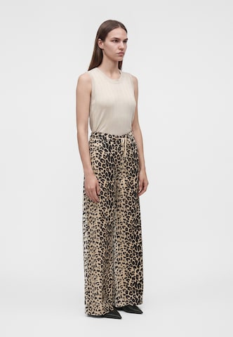 Munthe Wide leg Τζιν 'OBEY' σε καφέ