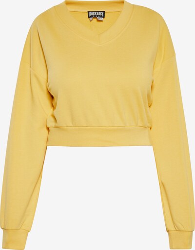 ROCKEASY Sweatshirt in gelb, Produktansicht