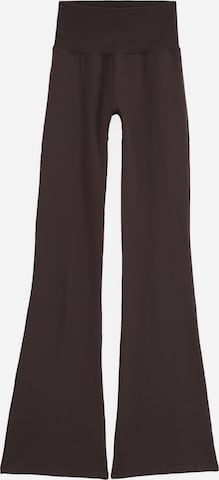 évasé Leggings 'Shape' Aim'n en marron : devant