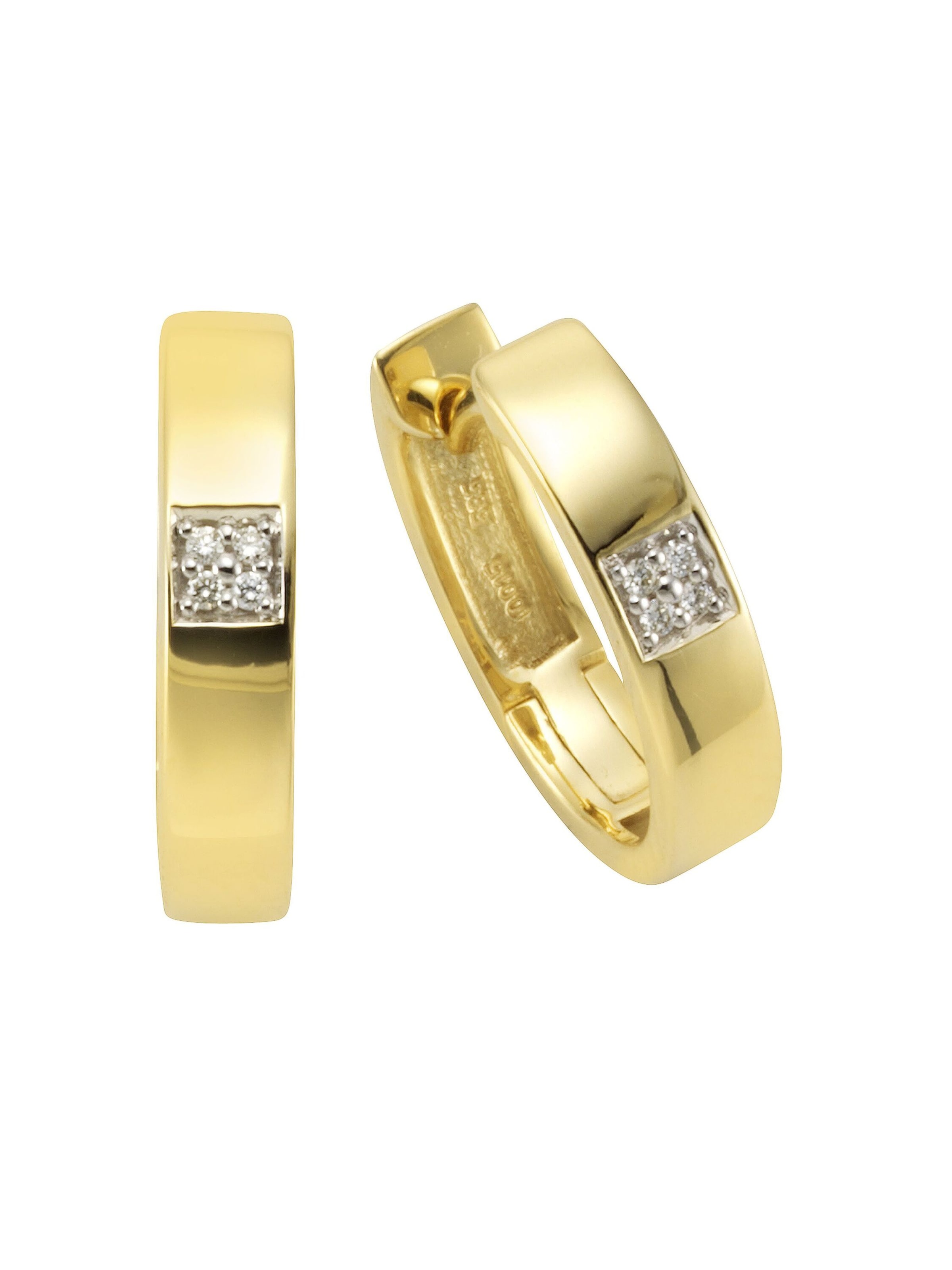 Orolino Earrings in Gold: front