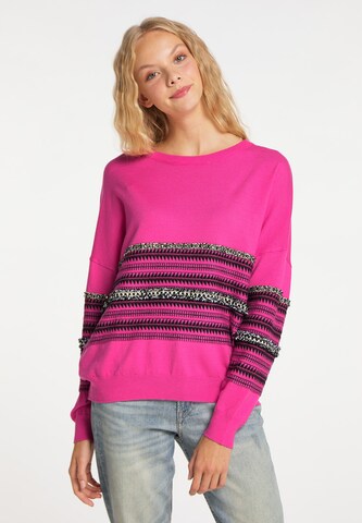 IZIA Sweater in Pink: front