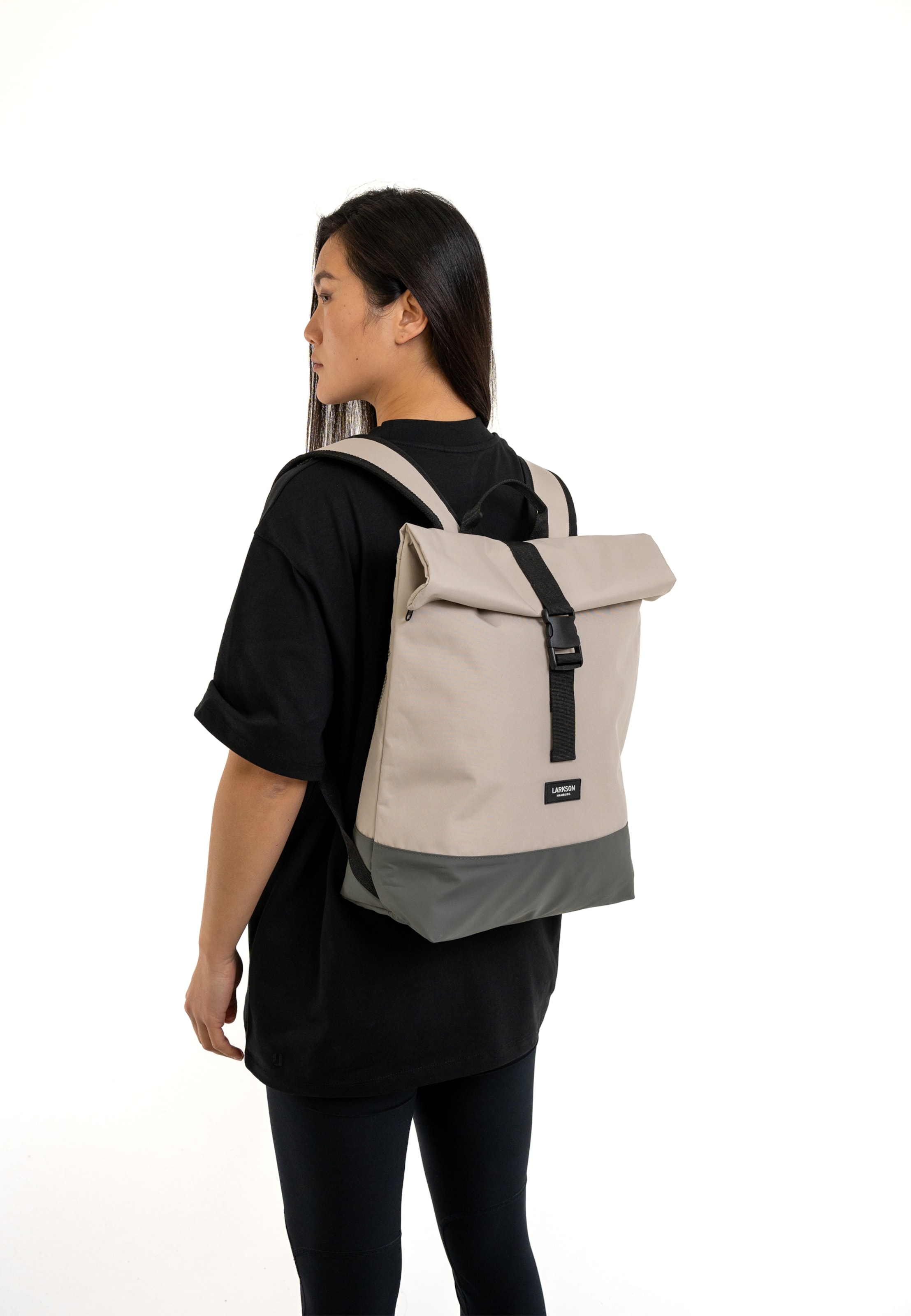 LARKSON Rugzak 'Tammo' in Beige: voorkant