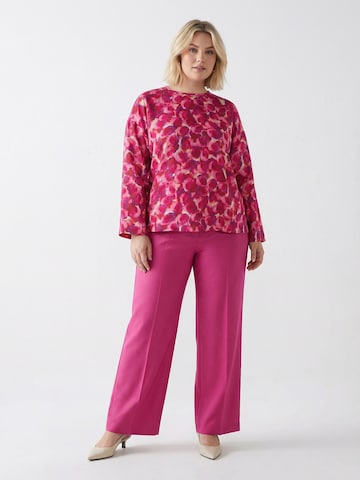 Wide Leg Pantalon à pince 'Finja' Guido Maria Kretschmer Curvy en rose