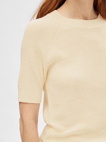 Pull-over SELECTED FEMME en beige