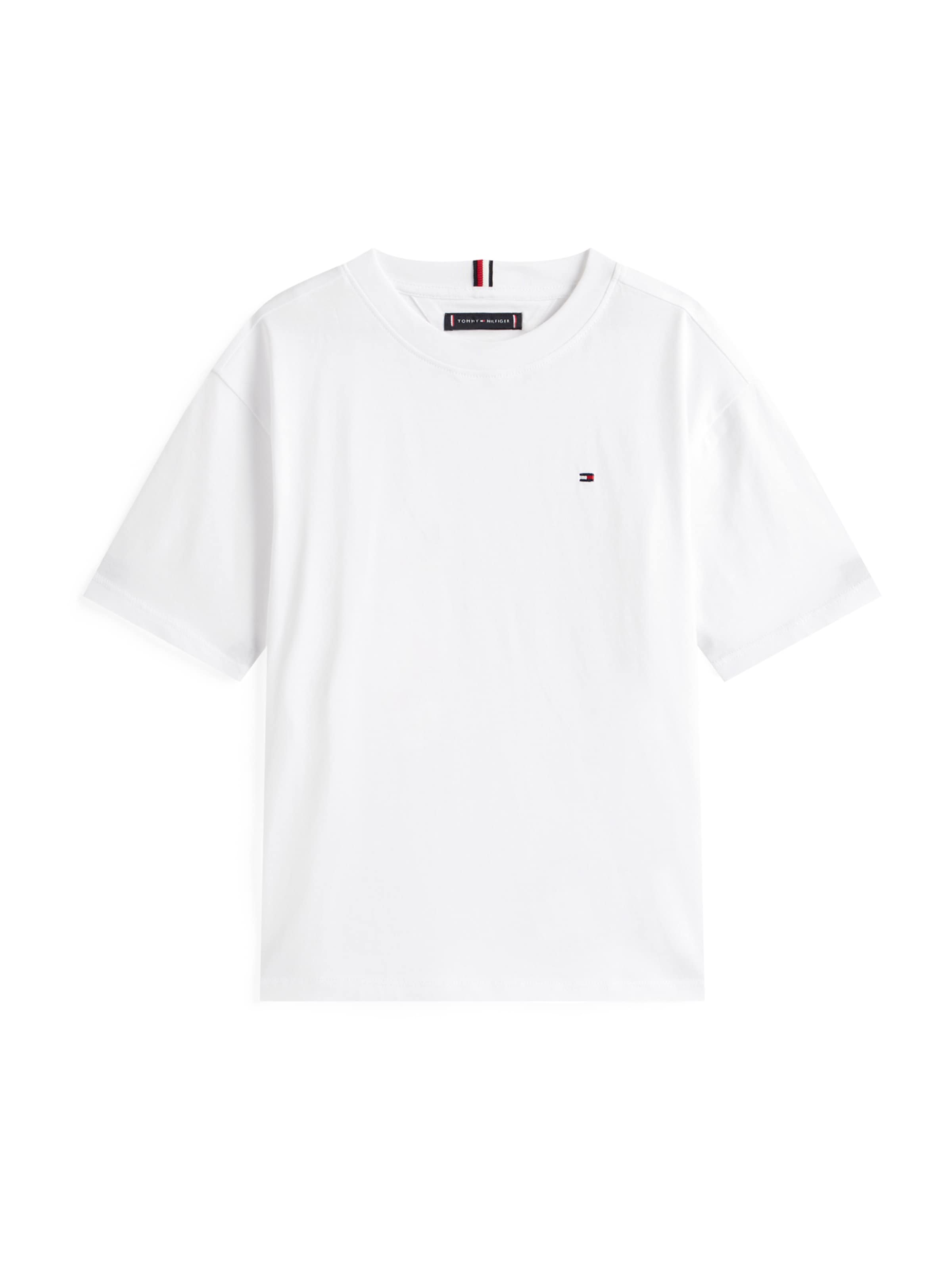 TOMMY HILFIGER Shirts 'ESSENTIAL' i hvid: forside