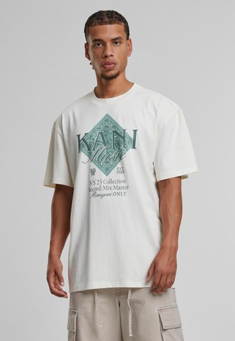 T-Shirt Karl Kani en blanc : devant