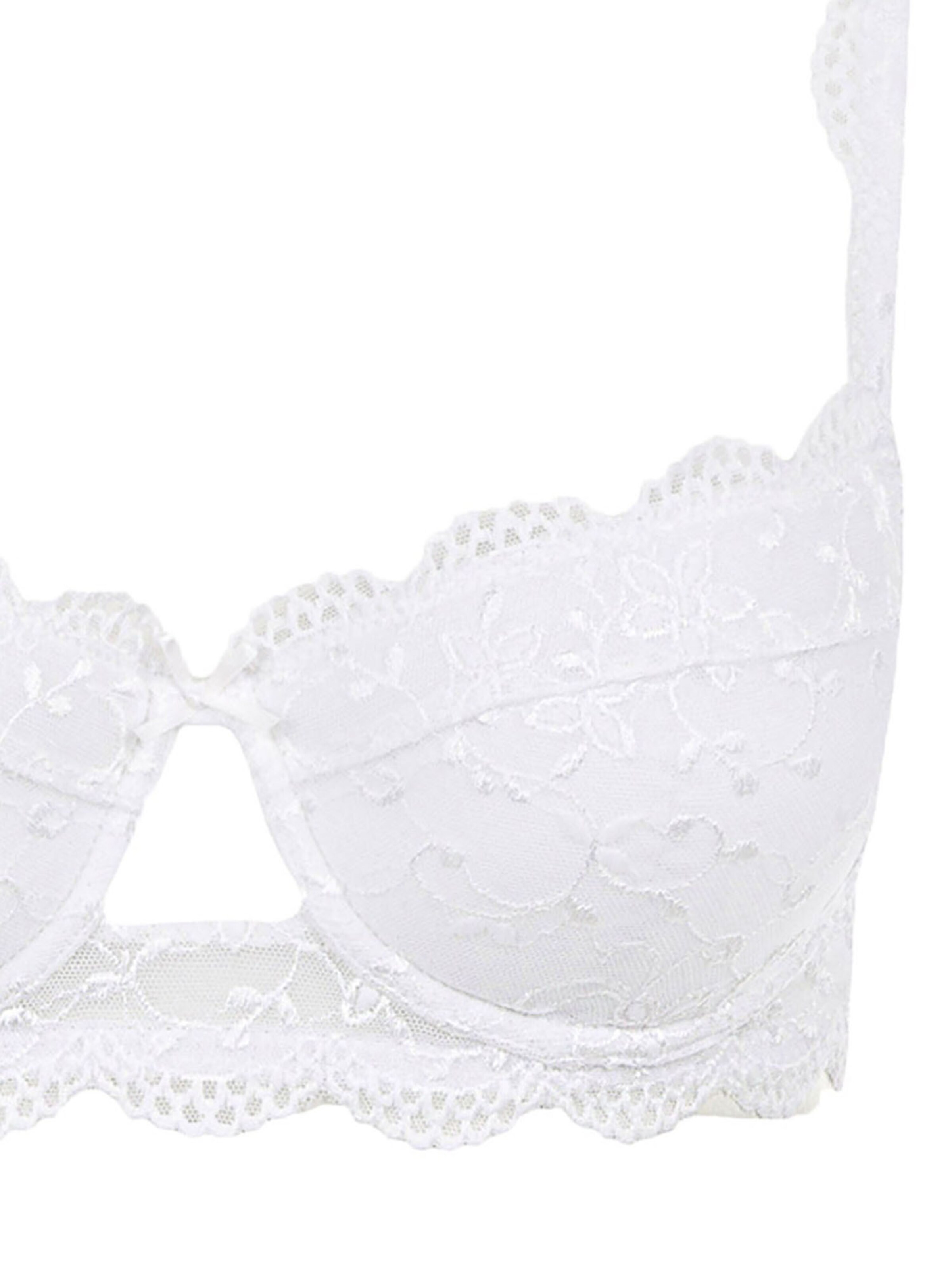 Nina von C. Balconette Bra 'Silver Edition' in White
