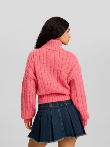 Bershka Sweater in Pink