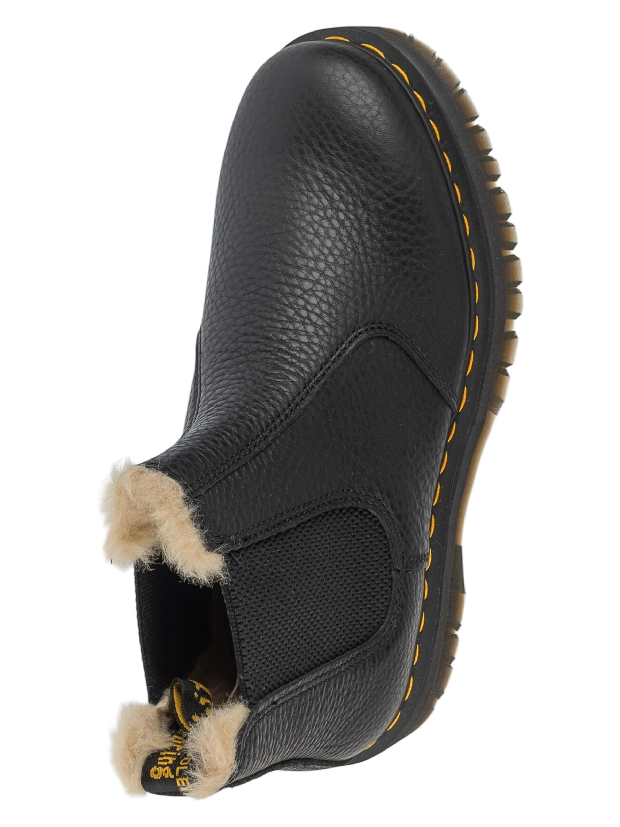 Dr. Martens Chelsea boots '2976 Quad Fur Lined' in Zwart