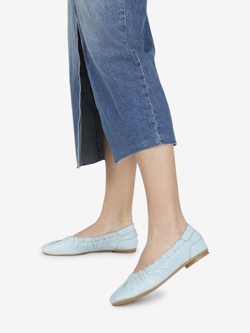 BRONX Ballet Flats 'Alor-A' in Blue: front