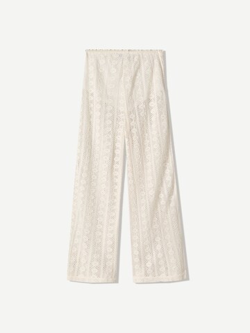 Loosefit Pantalon Bershka en beige
