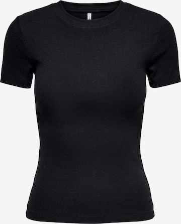 T-shirt 'Clean' ONLY en noir : devant