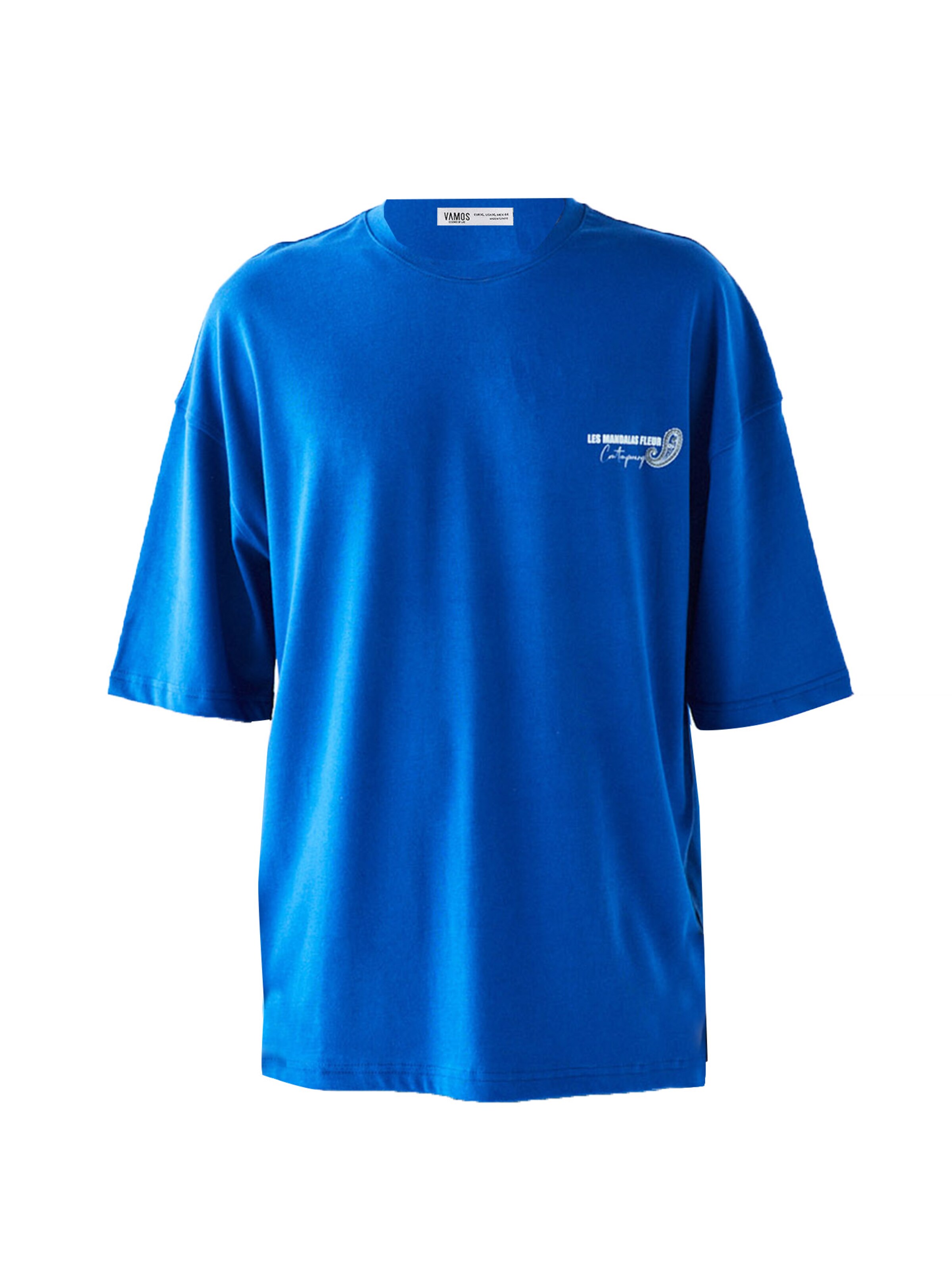 zils VAMOS CLO T-Krekls: no priekšpuses