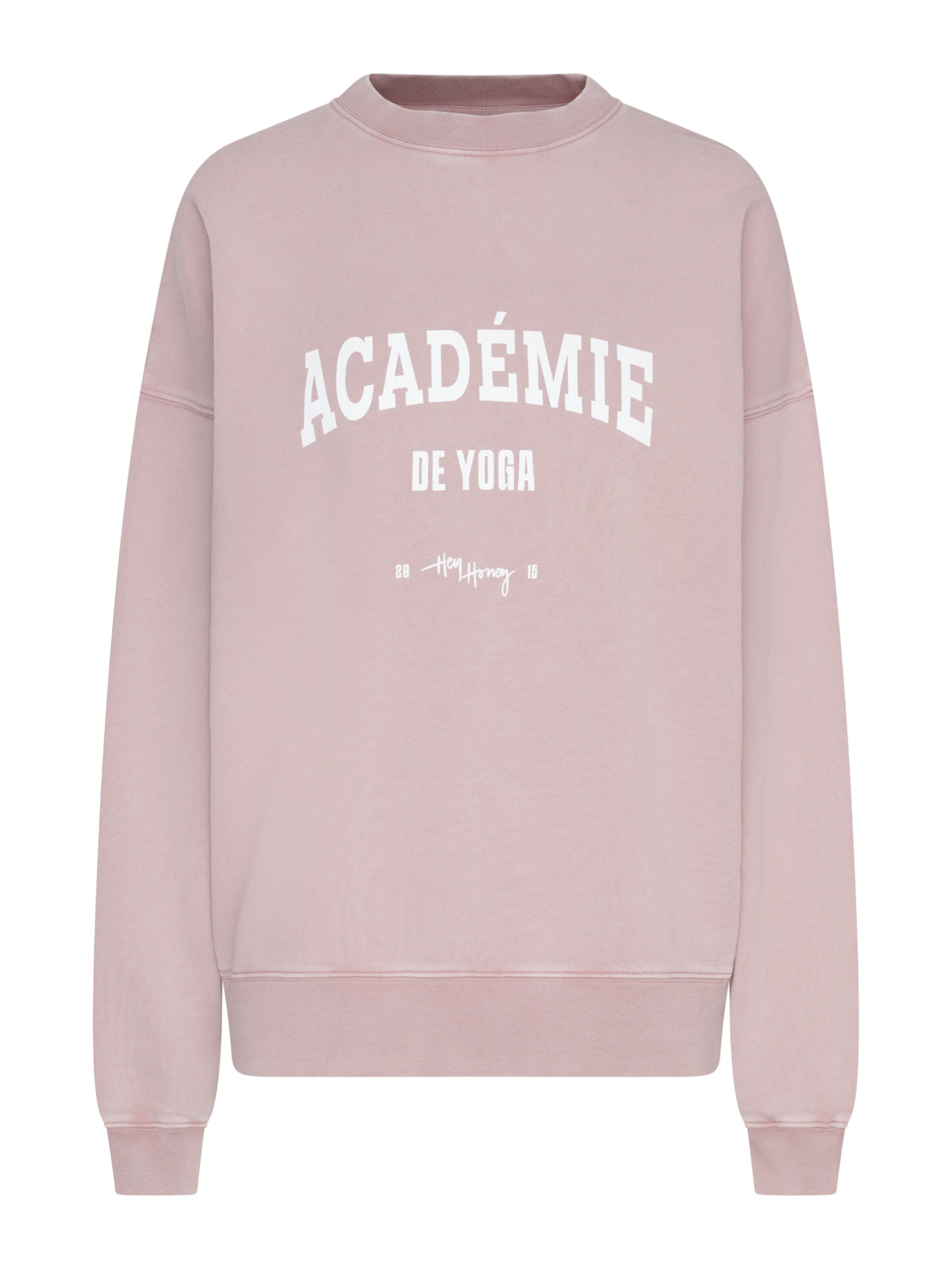 Hey Honey Sweatshirt 'Academie'‌‌‌ in Pink: Vorderseite