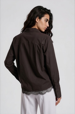 Milano Italy Blouse in Brown