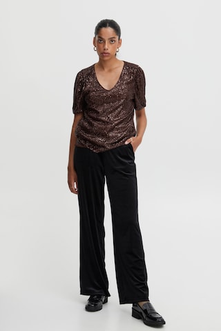 ICHI Blouse in Brown