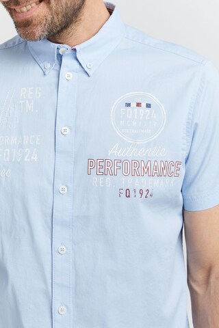 FQ1924 Regular fit Button Up Shirt 'Rontus' in Blue