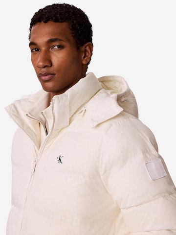 Calvin Klein Jeans - Abrigo de invierno en blanco