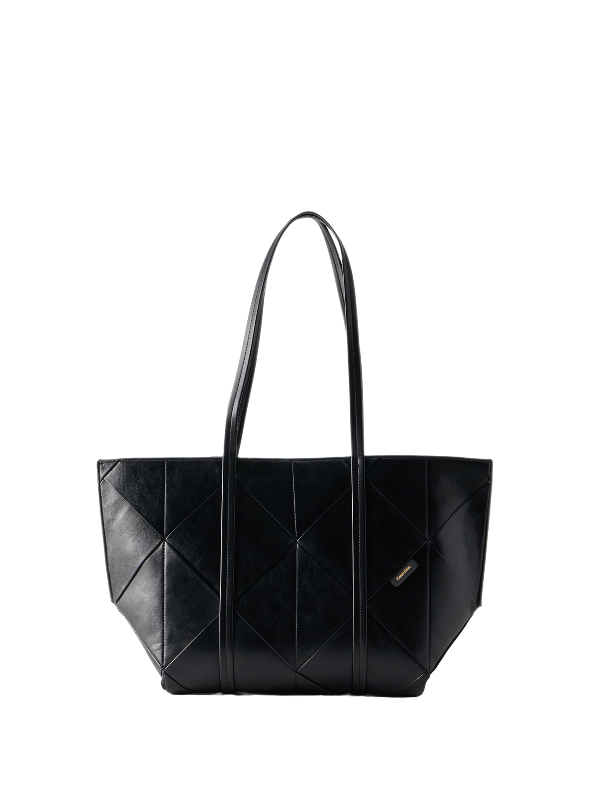 Calvin Klein Štandardný strih Krojové nohavice - Čierna: predná strana