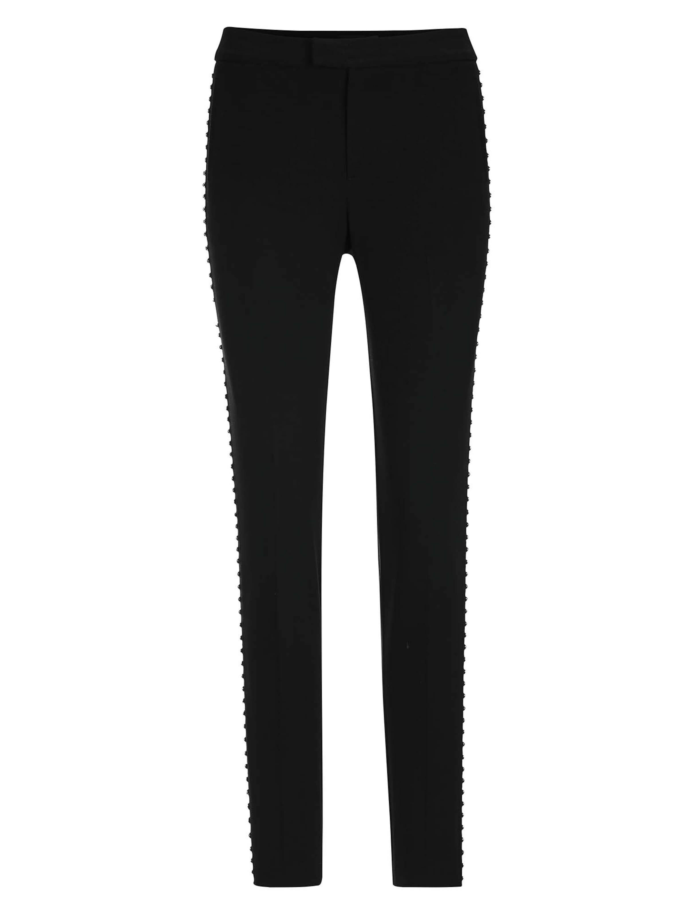 Effilé Pantalon MADELEINE en noir : devant