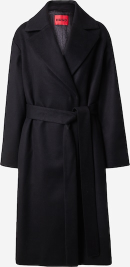 HUGO Red Between-Seasons Coat in Black, Item view