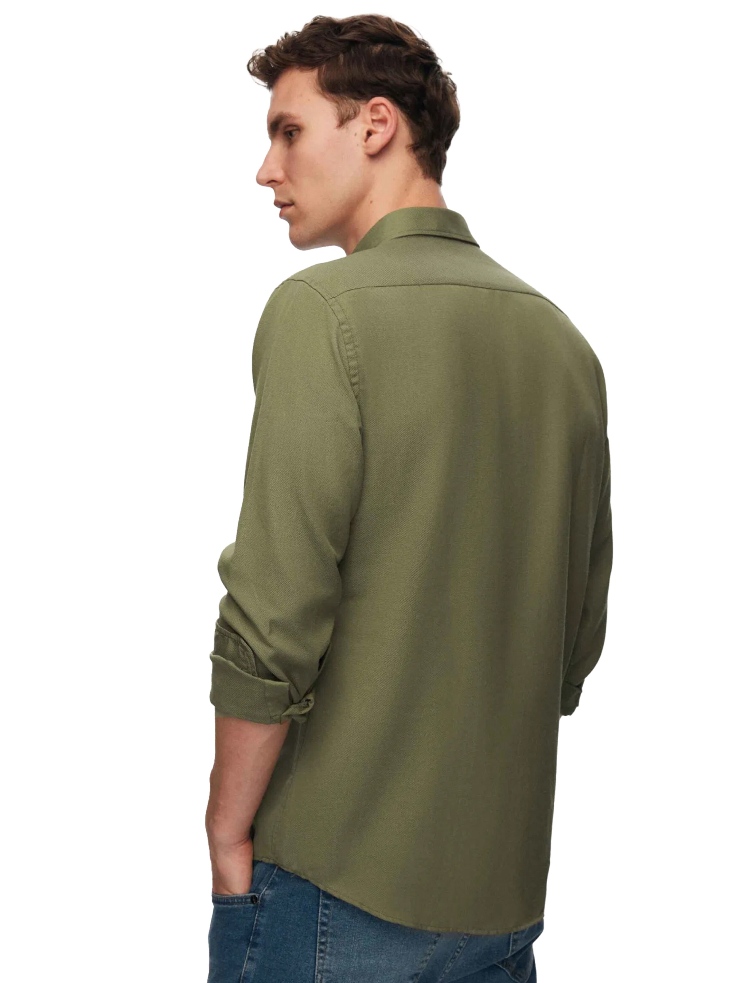 D’S Damat Regular fit Button Up Shirt in Green