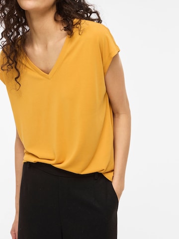 VILA T-Shirt 'VIModala' in Gelb