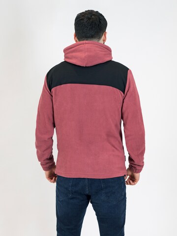 SPITZBUB Fleece jas in Rood