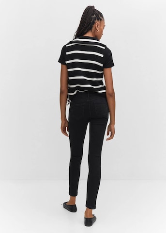 MANGO Skinny Jeans in Schwarz