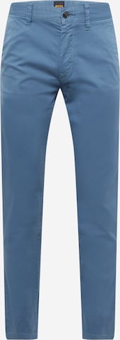 BOSS Orange - Calças chino 'Taber' em azul: frente