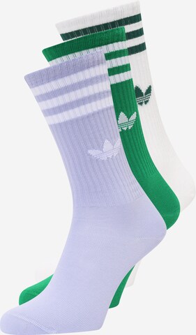 ADIDAS ORIGINALS Socken 'SOLID CREW' in Grün: predná strana