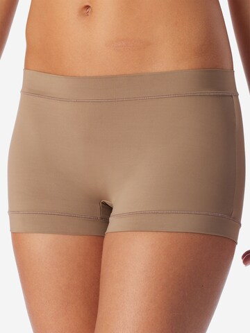 Skinny Culotte ' Unique Micro ' SCHIESSER en beige : devant