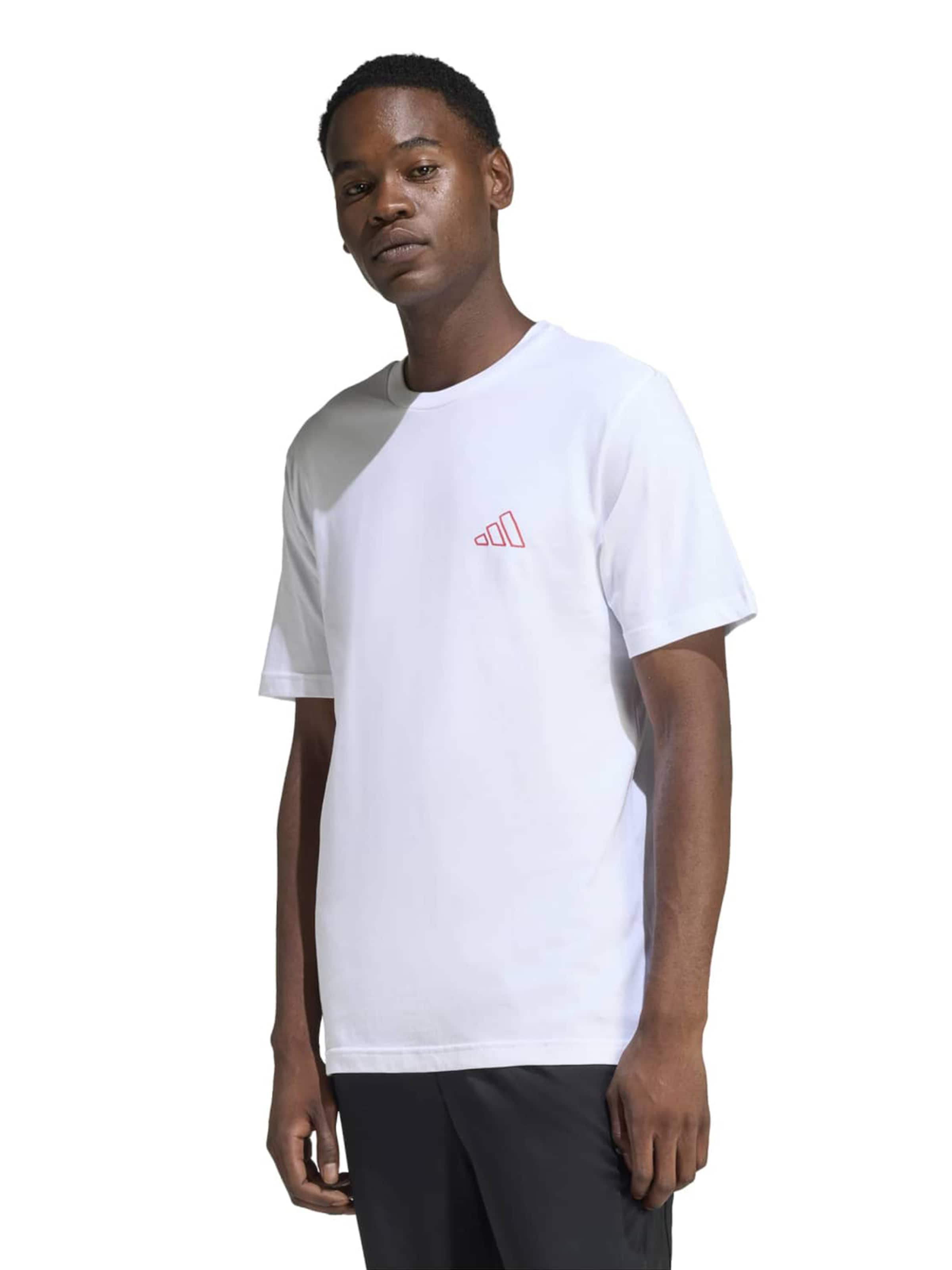 T-Shirt fonctionnel 'BOLD' ADIDAS SPORTSWEAR en blanc