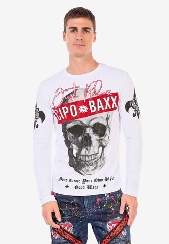 CIPO & BAXX Shirt in Weiß: predná strana