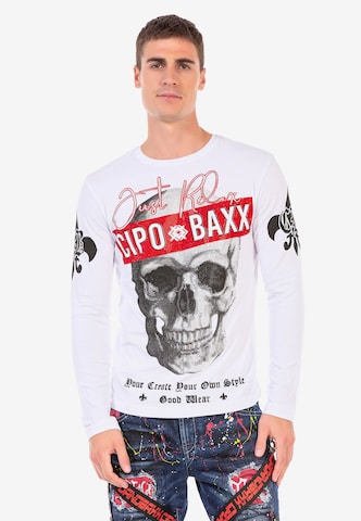 CIPO & BAXX Shirt in Weiß: predná strana