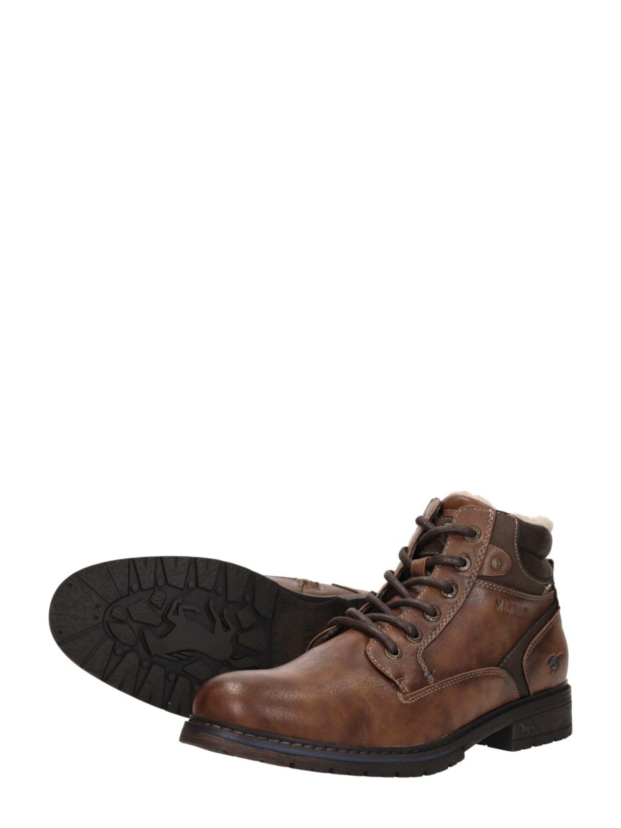 Bottes à lacets 'Veterschoenen Hoog' MUSTANG en marron