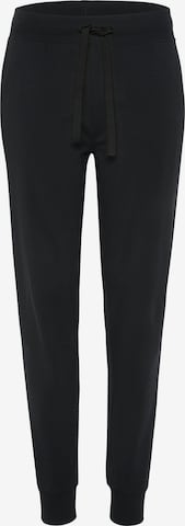 Detto Fatto Tapered Workout Pants ' Yoga by Caro Cult ' in Black: front