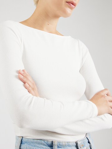 Gina Tricot Shirt in Weiß