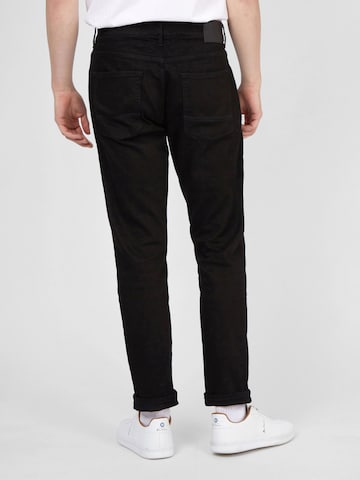 Ben Sherman Regular Denim Jeans 'Straight Black Jean' in Schwarz